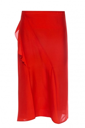 Silk skirt with a ruffle, zdjęcie 1 Silk skirt with a ruffle od Victoria Beckham